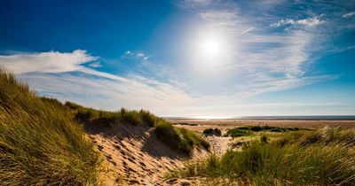 The gorgeous beach with sand dunes and a woodland walk just over an hour from Manchester