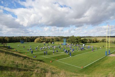 For many Giants, practicing in England ‘felt like a movie’