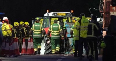 Rescue crews fall silent to listen for Ireland petrol blast victims trapped in rubble