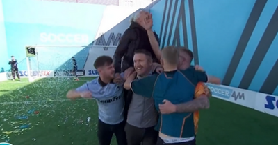 Robbie Keane sends crowd into frenzy after Soccer AM finishing challenge