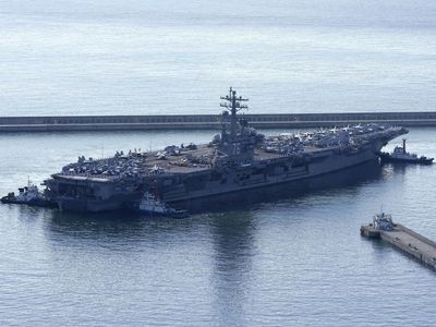 North Korea blames the deployment of a U.S. aircraft carrier for latest tensions