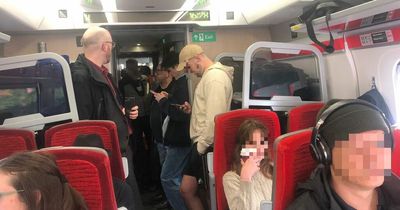 Raging Edinburgh train passenger says she was 'forced to stand' in empty coach