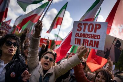 Dutch rally to support Iranian protests over woman's death