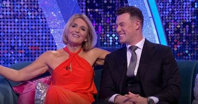 Strictly Come Dancing's Kaye Adams's response to professional Kai Widdrington