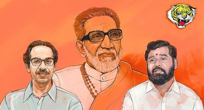 Election Commission freezes Shiv Sena symbol, name