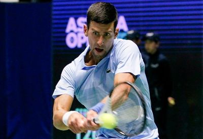 Djokovic into Astana final and brink of 90th title after Medvedev retirement