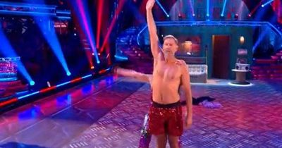 Strictly judges left speechless after Tony Adams' 'sexy' strip routine leaves him in nothing but underwear