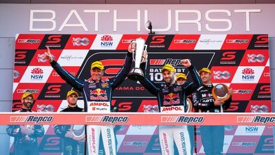 Shane van Gisbergen wins with Garth Tander after incident-packed Bathurst 1000 with eight safety cars