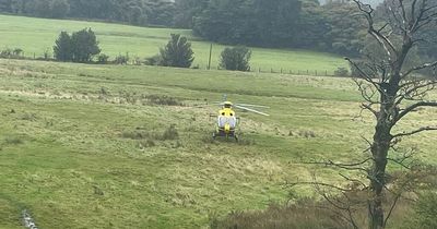 Air Ambulance called to injured woman on Duckshaw area of Darwen Moor