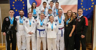 Impressive European Championships medals haul taken by Lanarkshire taekwon-do club
