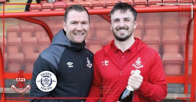 Airdrie star Calum Gallagher thanks Bryan Prunty for helping him smash his Diamonds scoring record