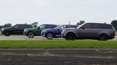 Range Rover V8 Faces GLE 63, SQ7, Bentayga In Twin-Turbo V8 Drag Race