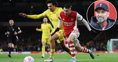 Arsenal vs Liverpool to be decided by pair who've passed "outstanding" Jurgen Klopp test