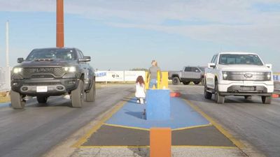 Can A Ford F-150 Lightning Beat A Ram TRX In A Drag Race?