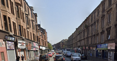 Blood soaked man 'hacked with machete' found begging for help in Glasgow