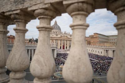 Pope slams treatment of migrants as 2 Italians become saints