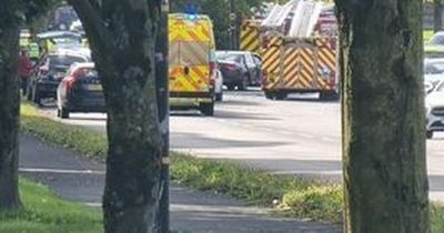 Baby rushed to hospital following 'serious' crash with road shut