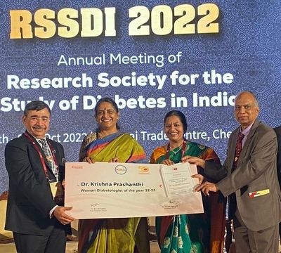 Tirupati-based physician gets award for contribution to diabetes research
