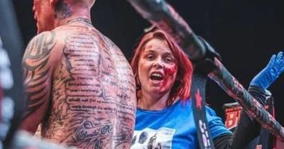 The blood-covered Welsh mum who fixes savage bareknuckle fighters for a living