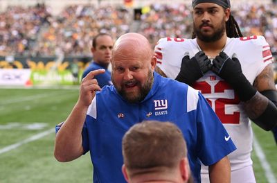 Giants coach Brian Daboll was so fired up while walking off the field after Sunday’s win and fans loved it