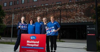 Maitland nurses burnt out, overworked but refusing to give up the fight for ratios