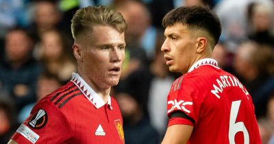 Lisandro Martinez and Scott McTominay's roles in fiery Man Utd dressing room inquest