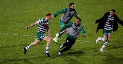 Rory Gaffney lifts lid off Tallaght Stadium with stoppage time stunner for Shamrock Rovers