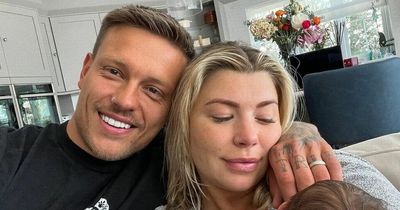 Exhausted Olivia and Alex Bowen are up all night as they reveal baby son is unwell