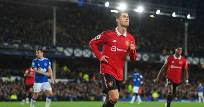 Manchester United ace Cristiano Ronaldo shares message after scoring landmark goal vs Everton