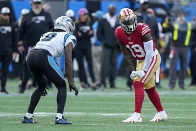 Jimmy Garoppolo hits Deebo Samuel for short TD, 2 score lead on Panthers