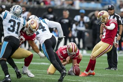 49ers K Robbie Gould ruled OUT vs. Panthers