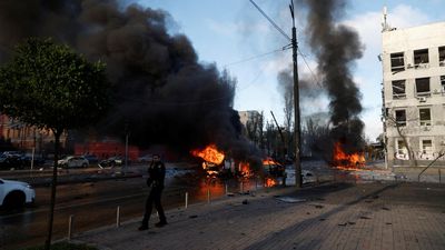 Ukrainian capital Kyiv rocked by series of powerful explosions