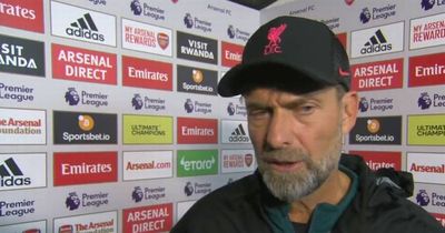 Jurgen Klopp explains Liverpool's Mohamed Salah substitution in defeat against Arsenal