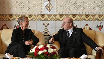 France and Algeria seek to deepen ties after easing of tensions