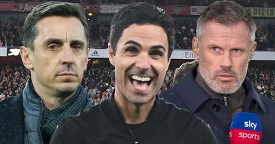 Mikel Arteta leaves Gary Neville and Jamie Carragher red-faced with ultimate response