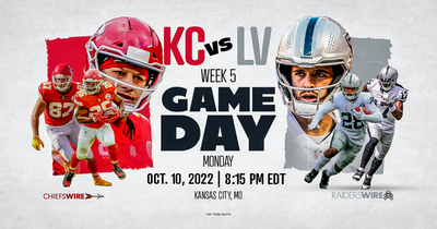 Chiefs vs. Raiders Week 5: How to watch, listen and stream online