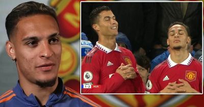 Antony sends message to Cristiano Ronaldo after unveiling new Man Utd celebration