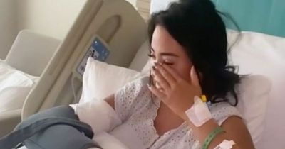 TOWIE's Yazmin shares hospital bed video and admits she was 'lowest ever' after crash