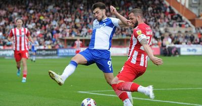 Bristol Rovers striker set to miss MK Dons and Cheltenham Town trips with knee injury
