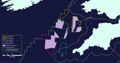 Crown Estate refines five areas mapped in Celtic Sea for floating offshore wind