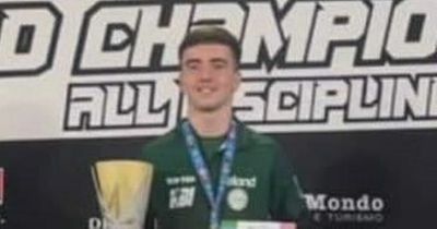 Irish teen Nate Kelly wins gold at World Kickboxing Championships