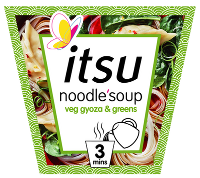 Allergy alert as undeclared prawns in Itsu Noodle Soup Veg Gyoza & Greens