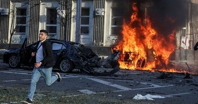 Vladimir Putin's bloody revenge on Ukraine with bodies and flaming cars on Kyiv streets