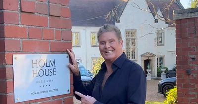 David Hasselhoff shares video from Penarth as he returns to Wales to visit family