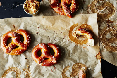 Learn how to make soft pretzels at home