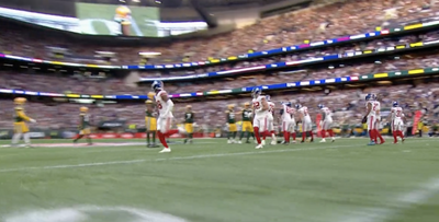 The NFL’s dizzying, spinning field-level camera angle from Giants-Packers is a horrendous idea