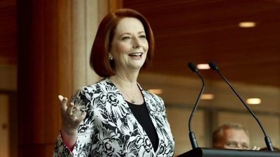 Julia Gillard on gender equality, 'vile sewer' on social media 10 years on from misogyny speech
