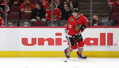Alec Regula earns Blackhawks roster spot, thanks to offensive instincts in defenseman’s body