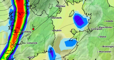 Met Eireann pinpoints arrival of grim conditions as some areas to see 'months worth' of rain