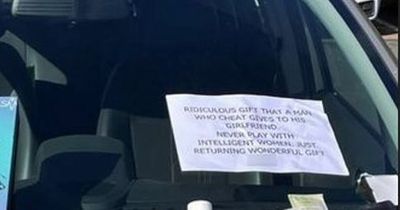 Woman leaves adult toy and note about ex on windscreen in Morrisons car park